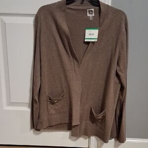 Anne Klein Tan Women's Cardigan